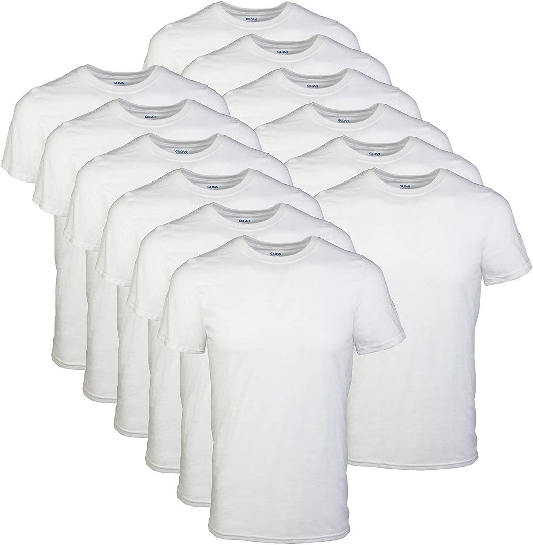 PLAYERA CUELLO REDONDO - ECONIMICA-BLANCO- PAQ1