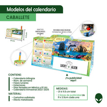 Cargar imagen en el visor de la galería, Calendario de  Escritorio Caballete
