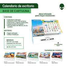 Cargar imagen en el visor de la galería, CALENDARIO DE ESCRITORIO
