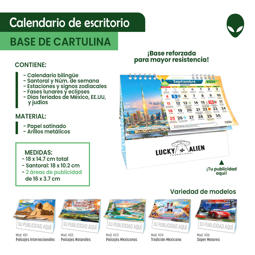 CALENDARIO DE ESCRITORIO