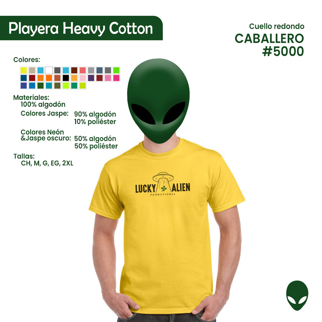 Playera Cuello Redondo Caballero