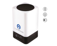 ✅Bocina bluetooth manos libres con reloj y alarma digital. - Lucky Alien Promotional