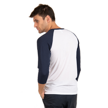 Cargar imagen en el visor de la galería, Playera Beisbolera 3/4 Cuello Redondo para Sublimar
