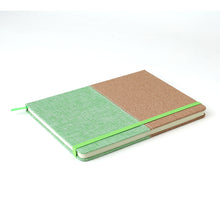 Cargar imagen en el visor de la galería, LB-062 Libretas Ecológica Libreta corcho bi tono
