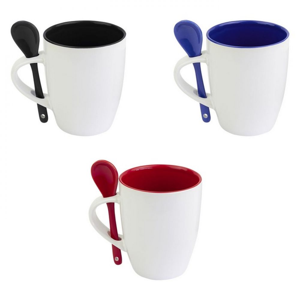 Clave:  TAZ 005 Producto:  TAZA MOFFY CON CUCHARA
