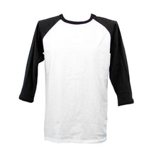 Cargar imagen en el visor de la galería, Playera Beisbolera 3/4 Cuello Redondo para Sublimar
