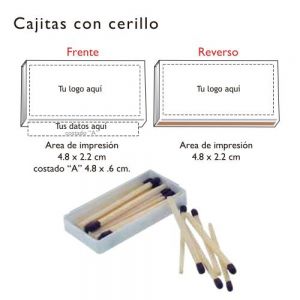 Cajita con cerillo de madera - Lucky Alien Promotional
