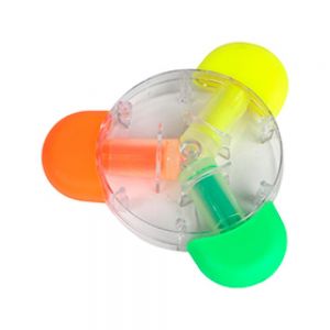 SET DE MARCATEXTOS CON 3 COLORES FABRICADO EN PLASTICO - Lucky Alien Promotional
