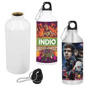 TERMO METALICO ✅Botella de aluminio sublimable. Incluye gancho metálico - Lucky Alien Promotional