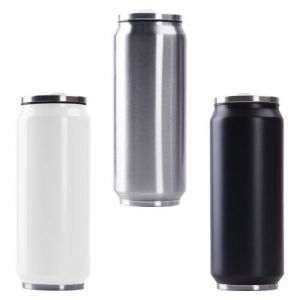 TERMO DE 500 ML. CON FORMA DE LATA, HERMETICO